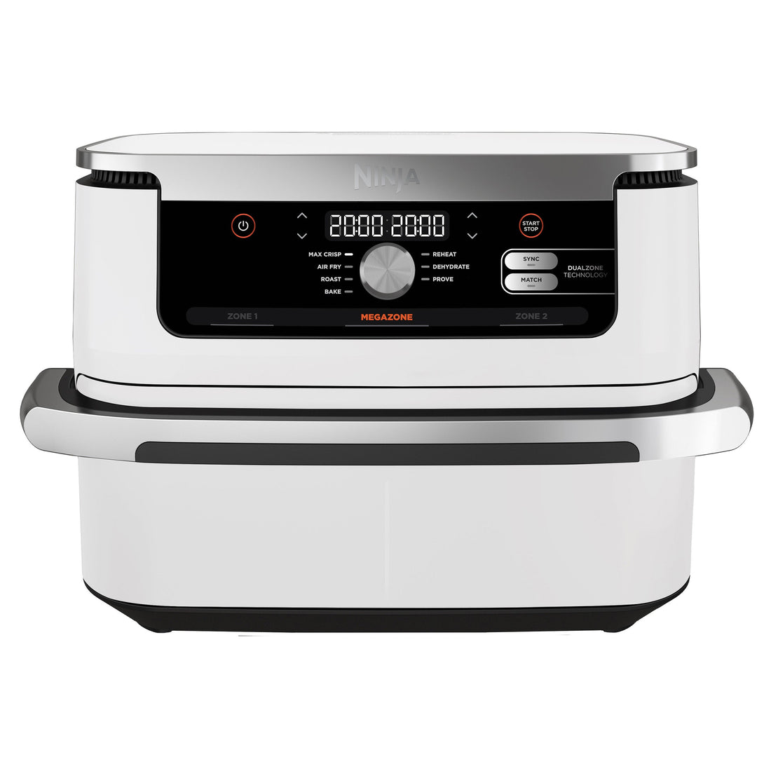 Ninja Foodi Mega Doppel-Airfryer XXL – Weiß – AF500EUWH
