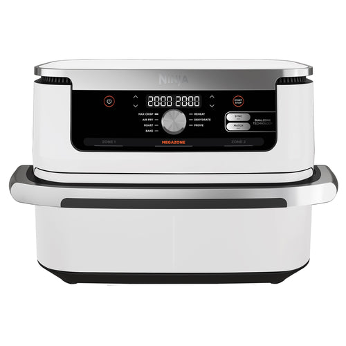 Ninja Foodi Mega Doppel-Airfryer XXL – Weiß – AF500EUWH